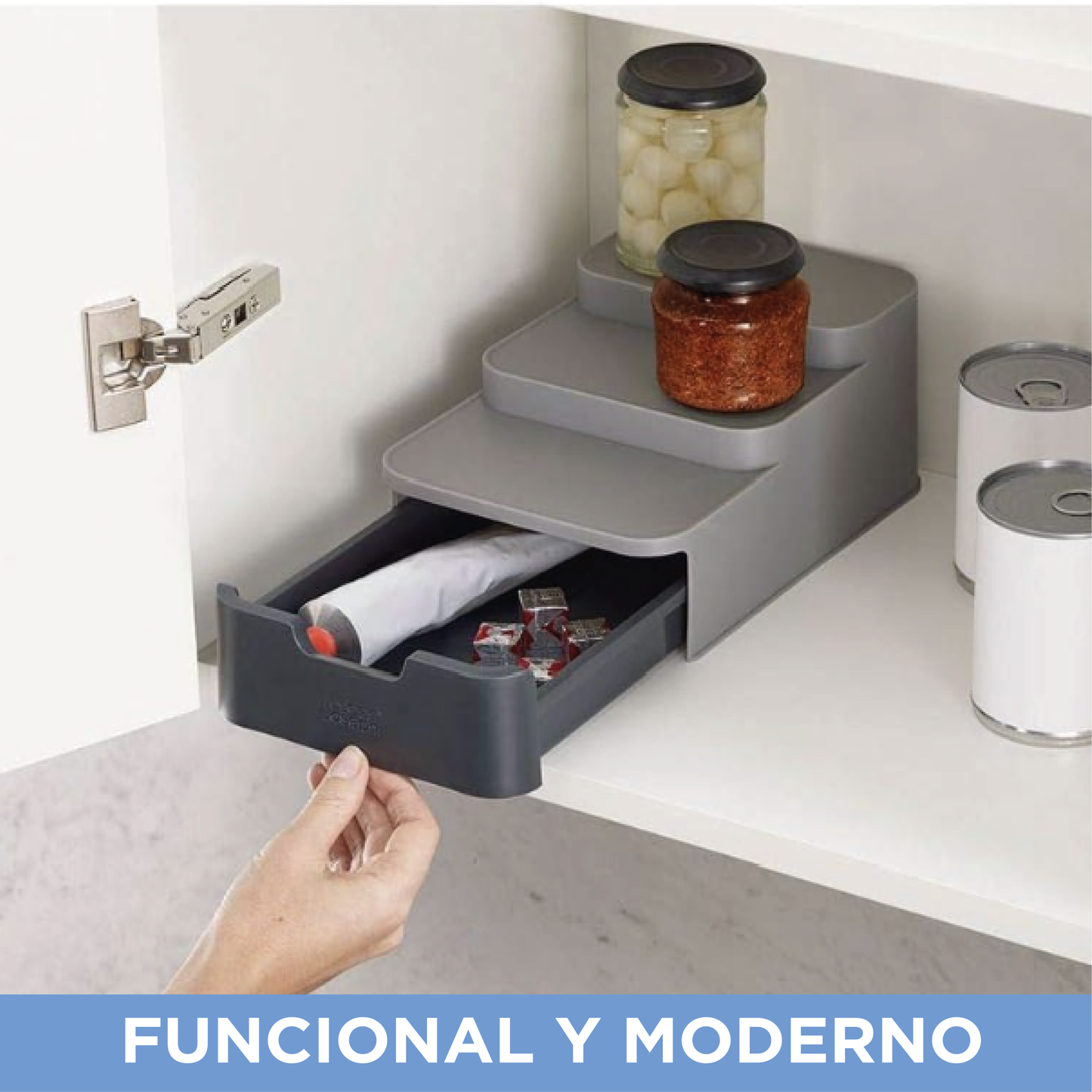 Organizador De Gabinete Armario Cocina Set X2 Und