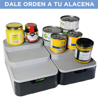 Organizador De Gabinete Armario Cocina Set X2 Und