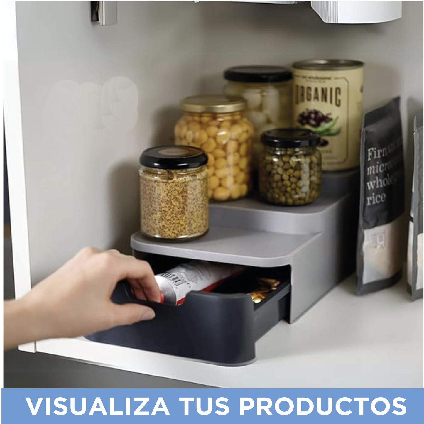 Organizador De Gabinete Armario Cocina Set X2 Und
