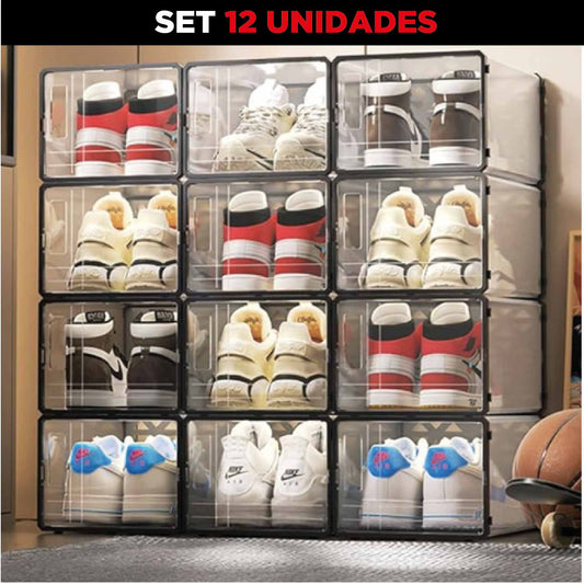 Caja para organizar Zapatos Set X12 Unidades
