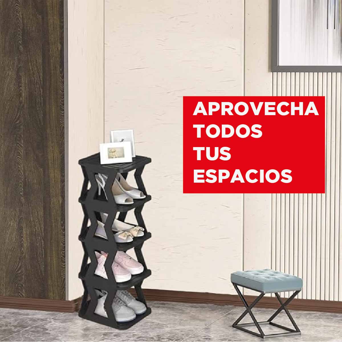 Organizador de zapatos vertical