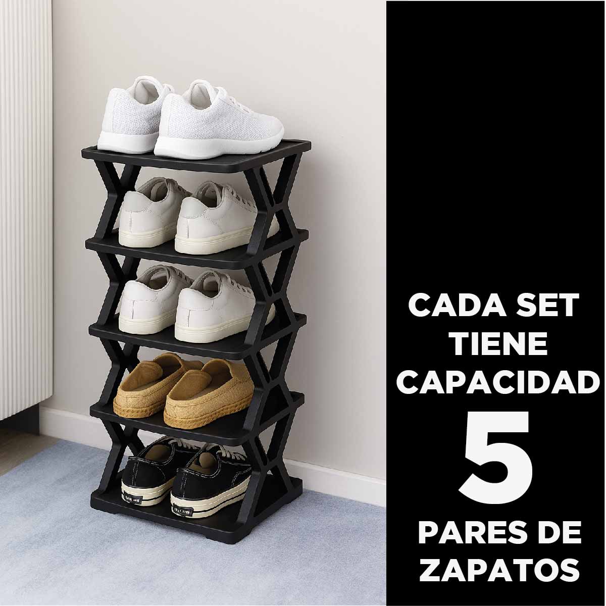 Organizador de zapatos vertical
