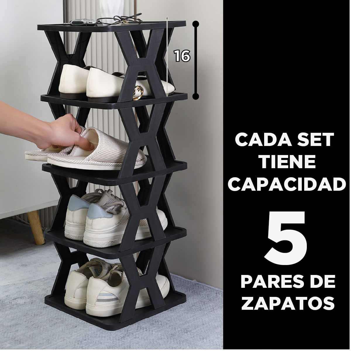 Organizador de zapatos vertical